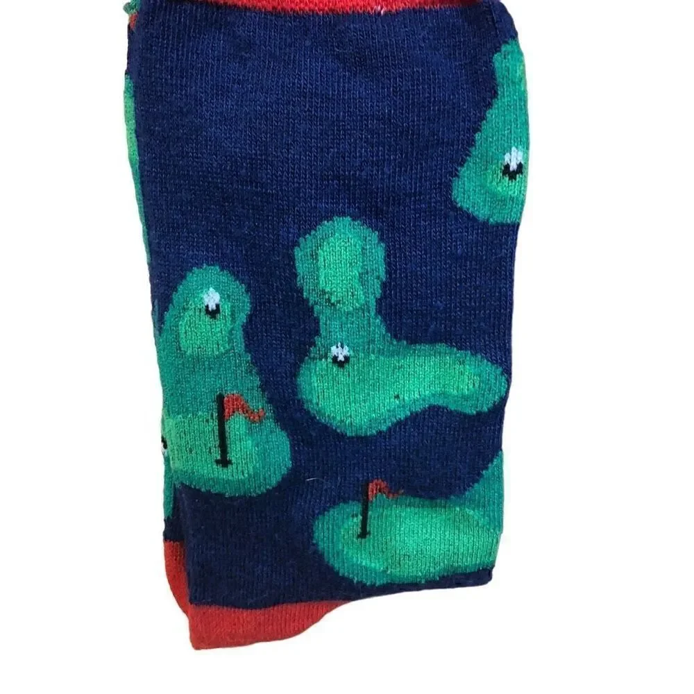 Juncture Mens Socks Golf Size 6-12 Shoe Size NWT